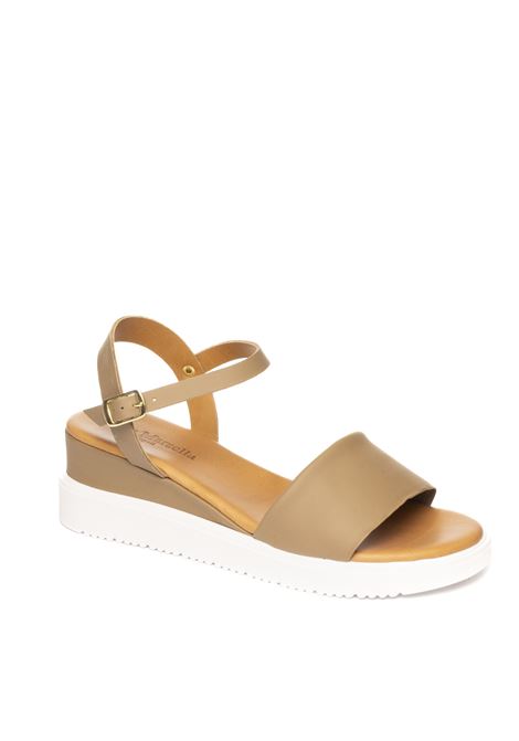 Taupe leather sandal YUNA MARSELLA | FZ3-02XLVIT-TAUPE